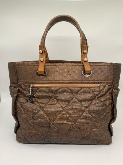 Chanel Biaritz Large Tote Bronze #13 Size 36x15x31
