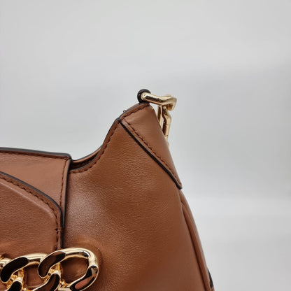 Michael Kors Hally Shoulder Bag Tan Size 29x6x20