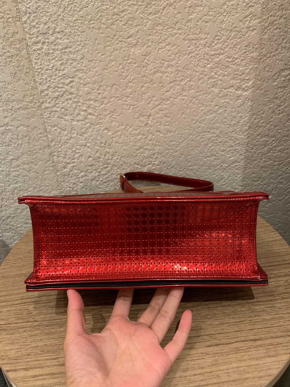 Dior Diorama Medium Metallic Red 2018 Size 25x10x16