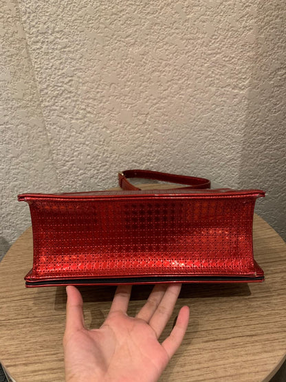 Dior Diorama Medium Metallic Red 2018 Size 25x10x16