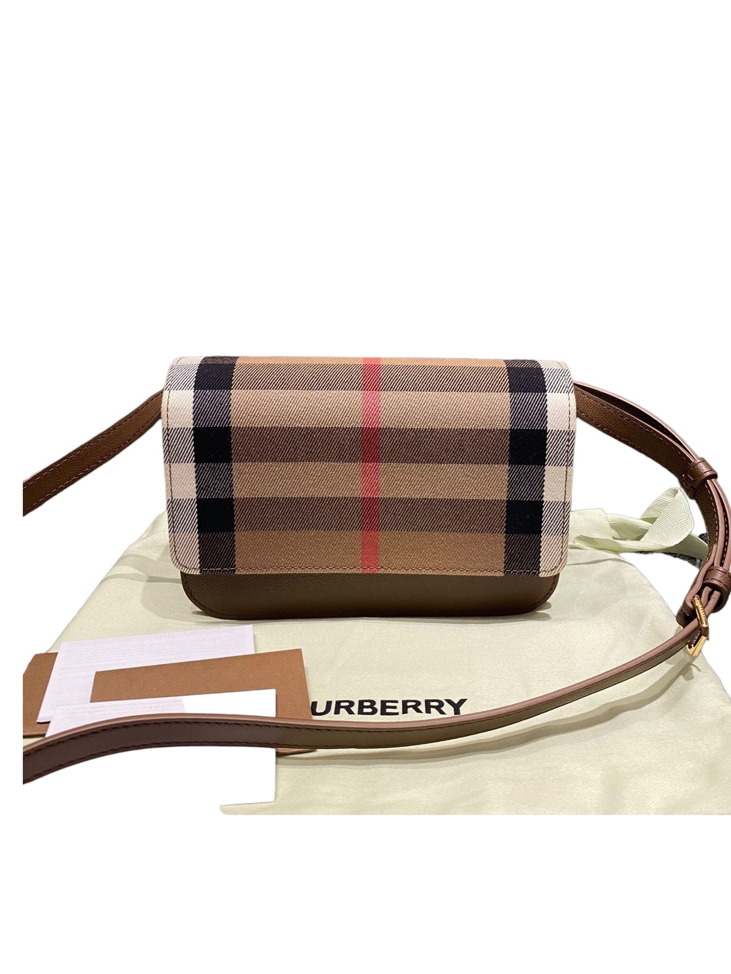 Burberry Madison Mx Crossbody Bag Size 19x7x13