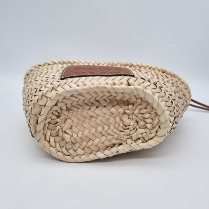 Loewe Anagram Rattan Beige Tan Size 16x9x19