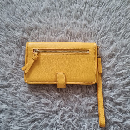 Tory Burch Britten Wallet Yellow Size 18x11