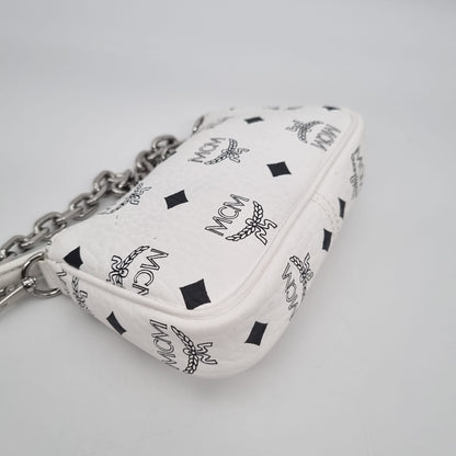 MCM Small Crossbody Pouch Trio Visetos Multi Size 21x5x15