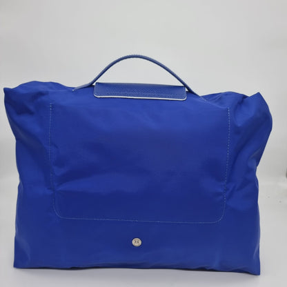 Longchamp Le Pliage Document Bag Blue Size 36x7x27