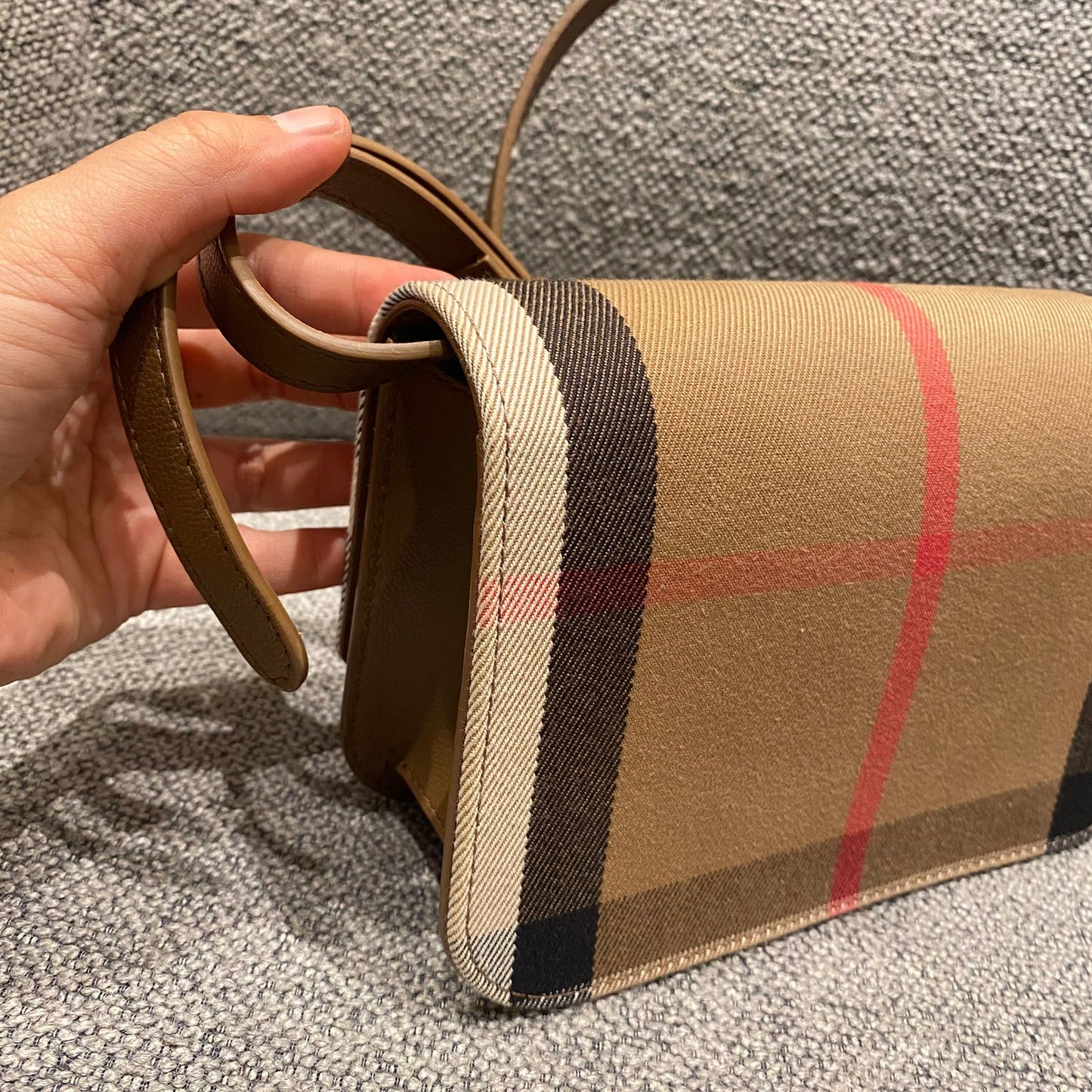 Burberry Madison Mx Crossbody Bag Size 19x7x13