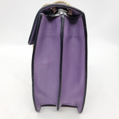 Bvlgari Medium Serpenti Forever Crossbody Bag Purple Size 27x5x20