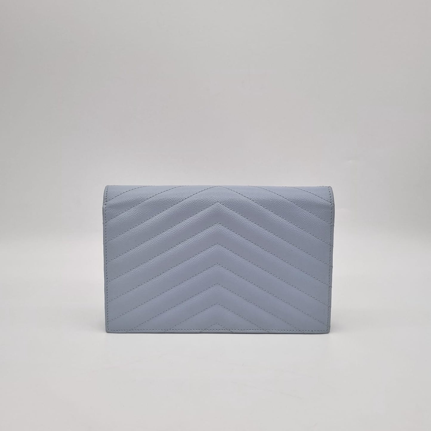 Yves Saint Laurent Envelope WOC Light Blue SHW 2016 Size 19x4x13