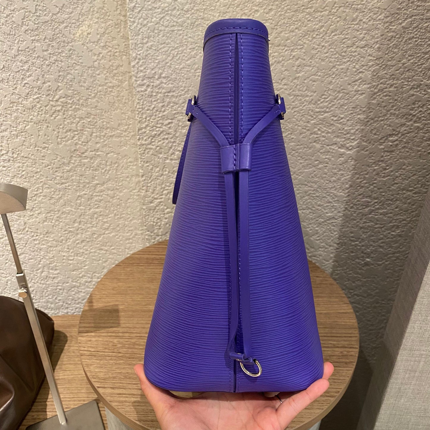 Louis Vuitton Neverfull MM Epi Leather Purple 2013 Size 32x16x30
