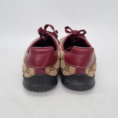 Gucci Sneakers GG Burgundy Size 35/24