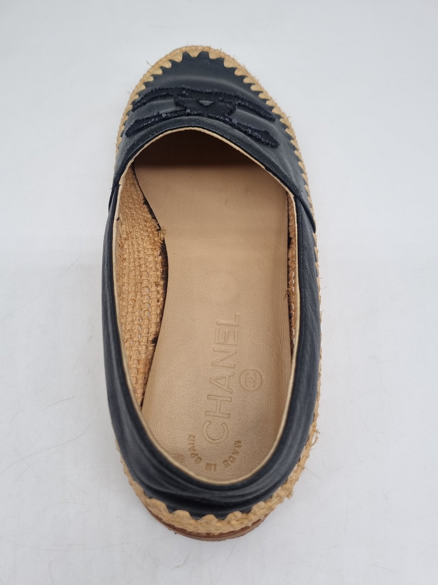 Chanel CC Espadrilles Black Size 39/25cm