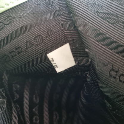 Prada Cleo Spazzolato Aqua Green 2021 Size 25x6x16