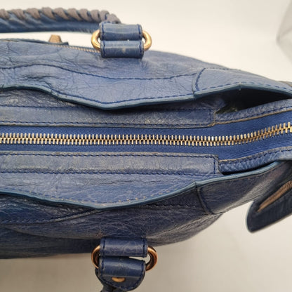 Balenciaga Classic Reguler City Blue GHW #K 2012 Size 38x10x27