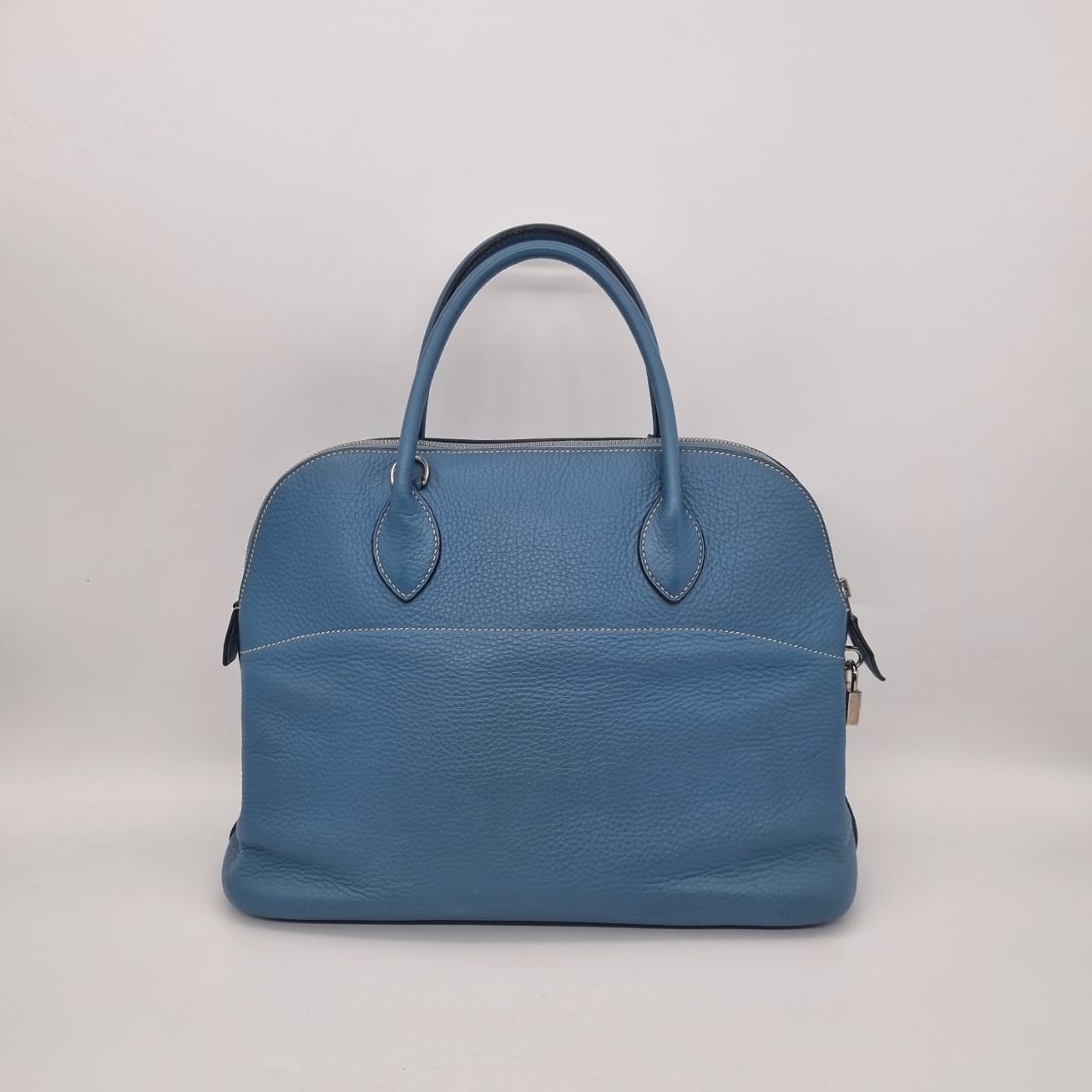 Hermes Bolide 36 Blue Jean #J 2006 Size 36x15x27