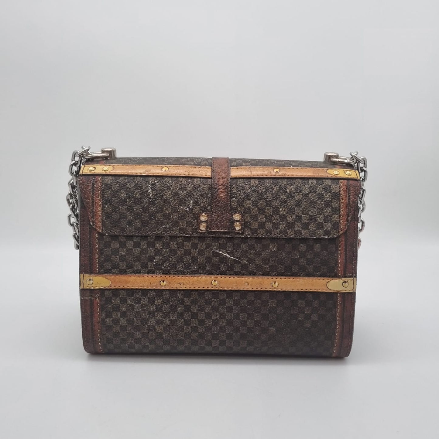 Louis Vuitton Transformed Time Trunk Damier Ebene 2018 Size 23x9x18