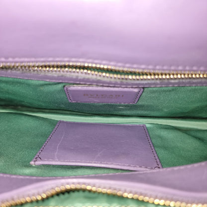 Bvlgari Medium Serpenti Forever Crossbody Bag Purple Size 27x5x20