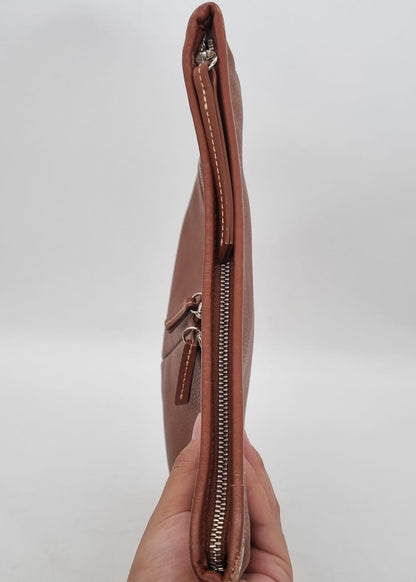 Longchamp Le Foulonne Crossbody Bag Brown Size 24x27