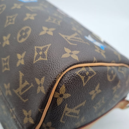 Louis Vuitton Speedy Bandouliere Lock Love Monogram 2019 Size 30x17x25