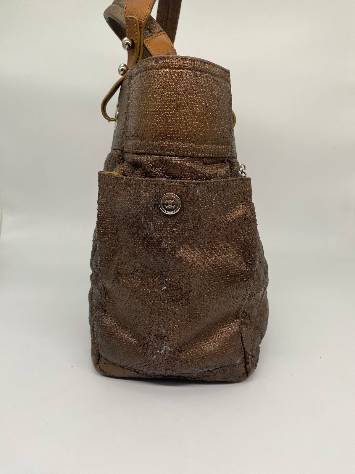 Chanel Biaritz Large Tote Bronze #13 Size 36x15x31