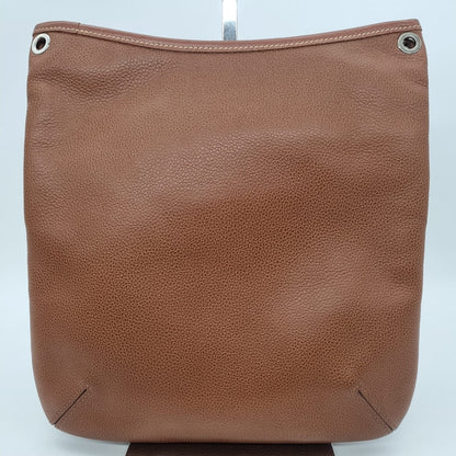 Longchamp Le Foulonne Crossbody Bag Brown Size 24x27