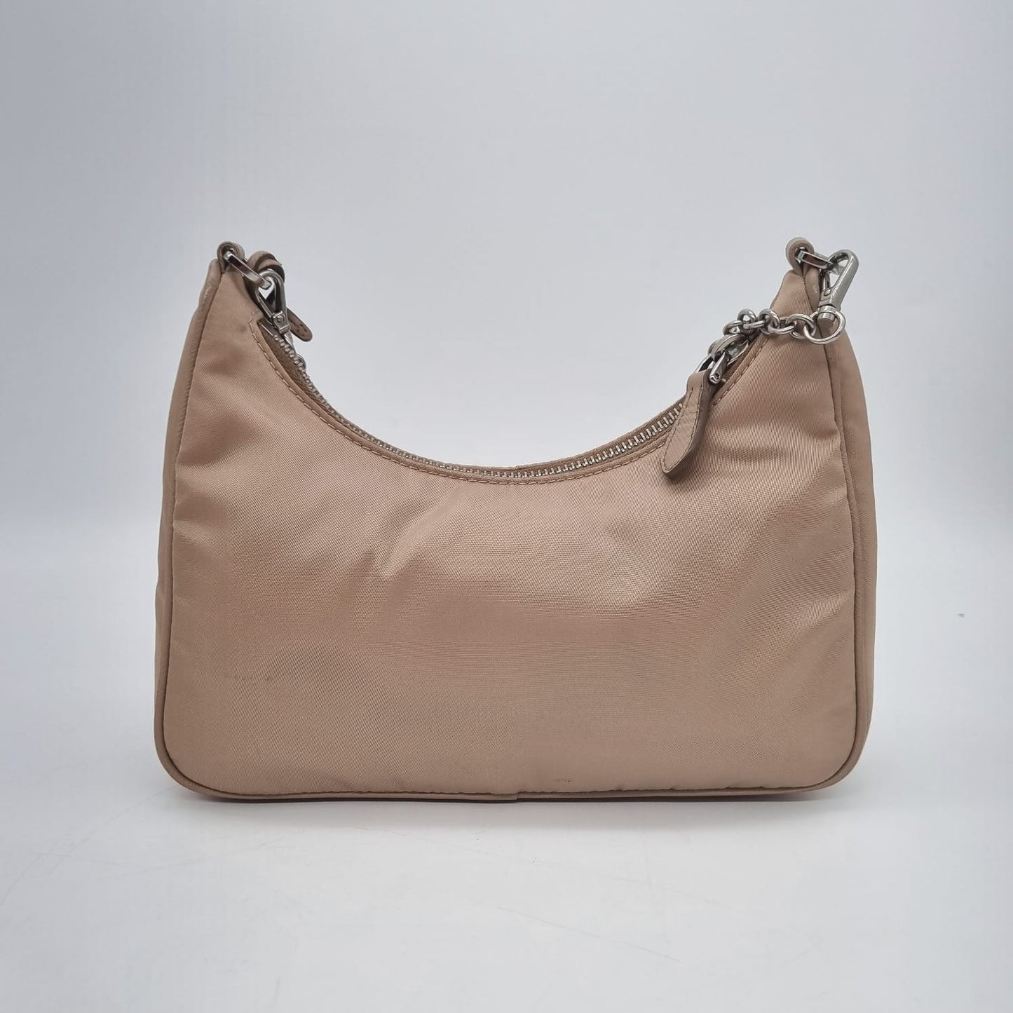 Prada Re Edition Nylon Mini Bag Beige Size 21x6x13