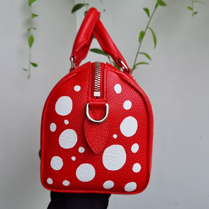 Louis Vuitton x Yayoi Kusama Speedy 20 Red CHIP 2023 Size 20x11x16