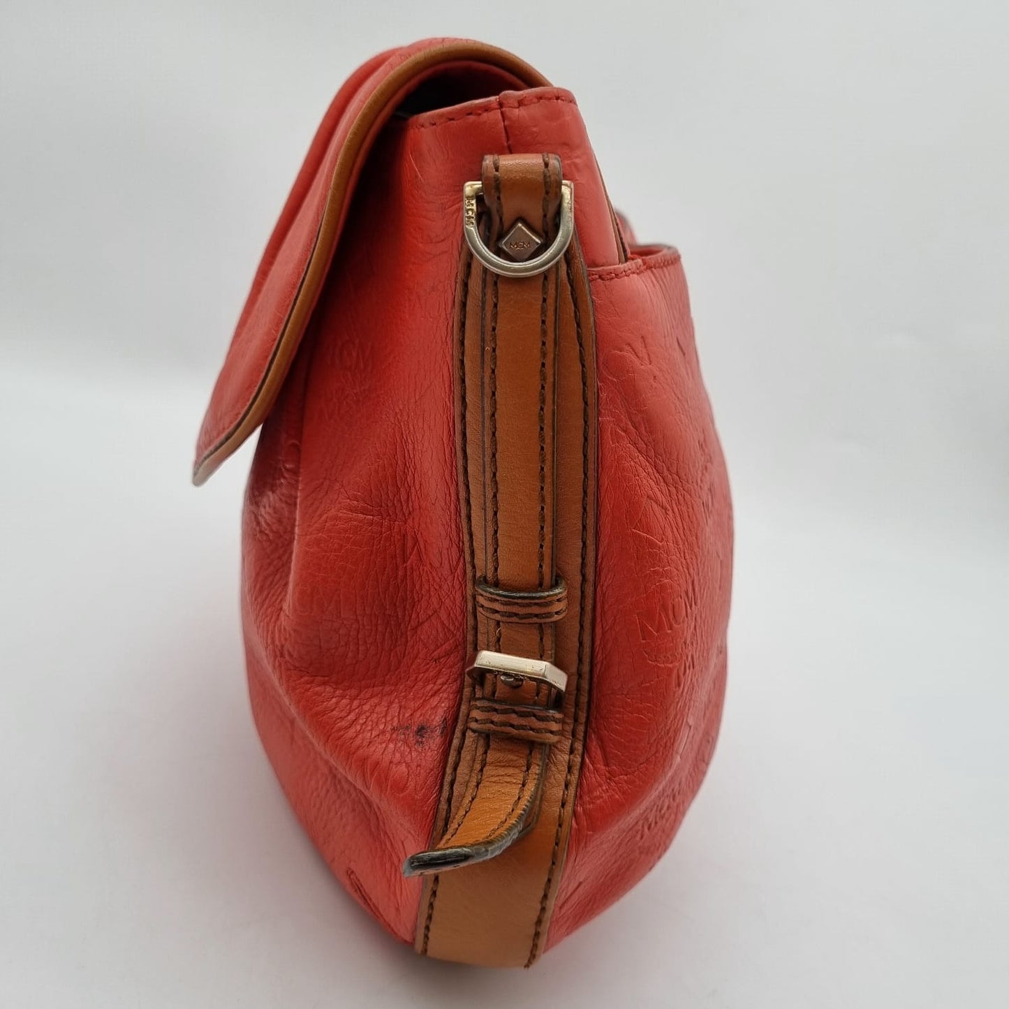 MCM Crossbody Bag Coral Size 29x26