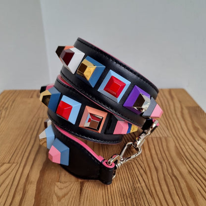Fendi Strap Black Multicolor 2018 P.83cm