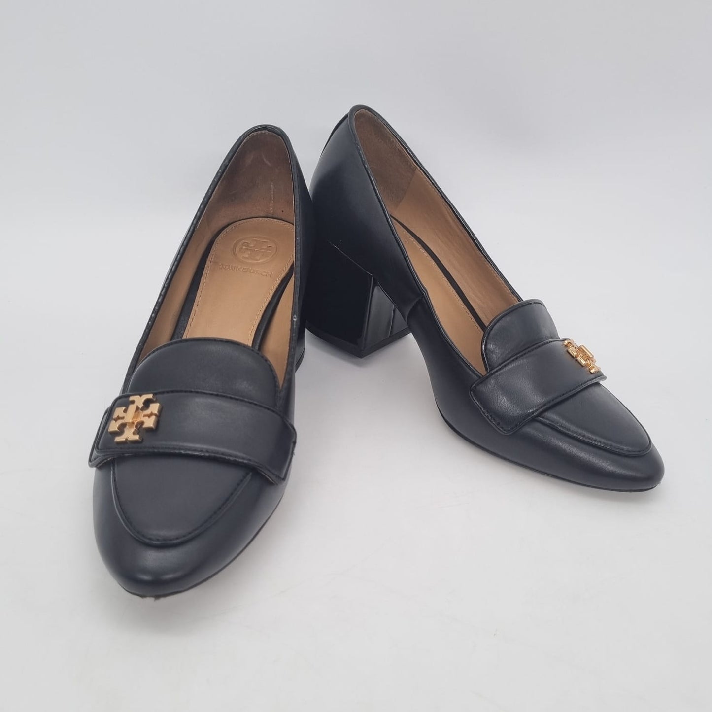 Tory Burch Kira 65mm Leather Pump Black Size 5/22,5