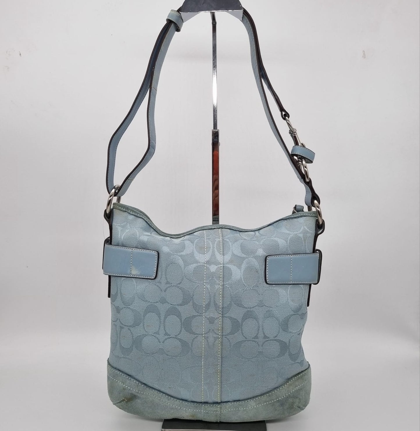 Coach Vintage Signature Canvas Blue Size 30x28