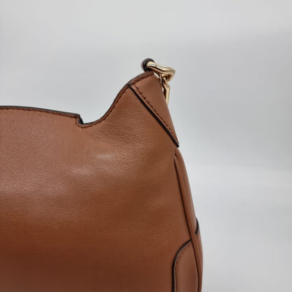 Michael Kors Hally Shoulder Bag Tan Size 29x6x20
