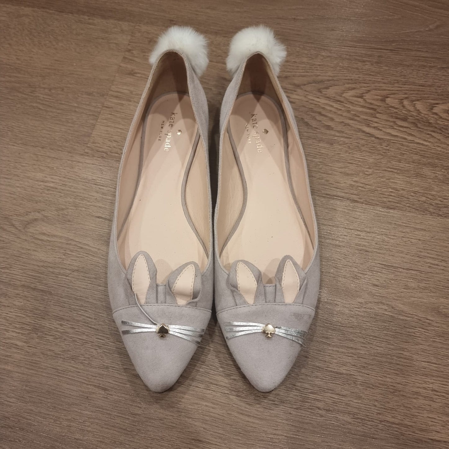 Kate Spade Edina Bunny Flats Size 9M insole 27