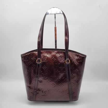 Louis Vuitton Avalon PM Monogram Vernis Red Wine 2012 Size 24x11x24