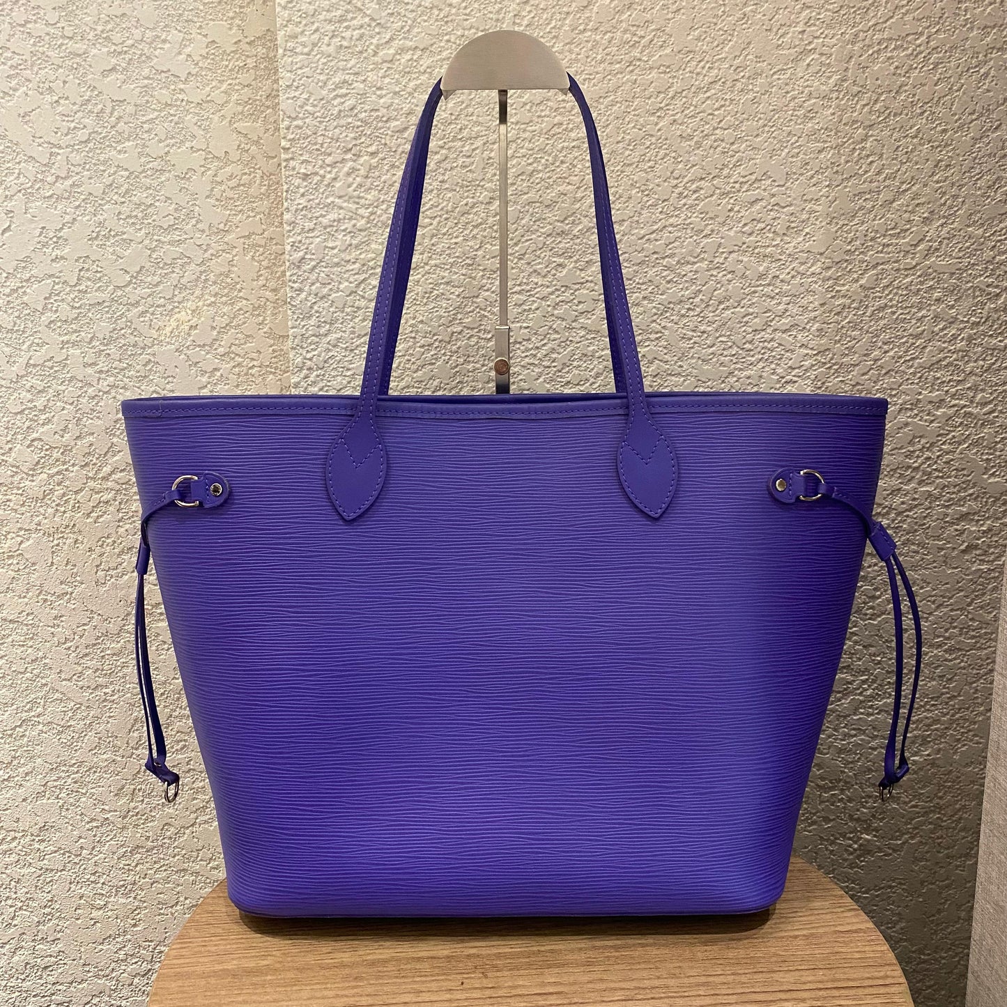 Louis Vuitton Neverfull MM Epi Leather Purple 2013 Size 32x16x30