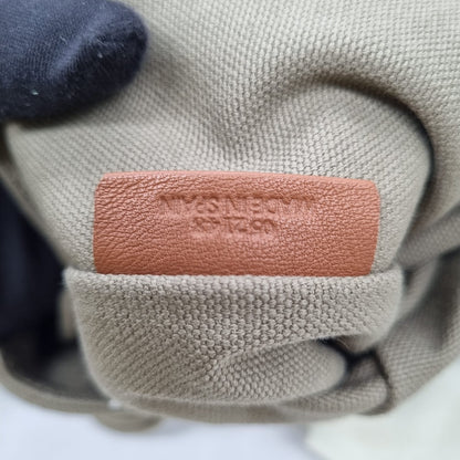 Loewe Messenger Bag Logo Canvas Etoupe 2021 Size 26x8x23