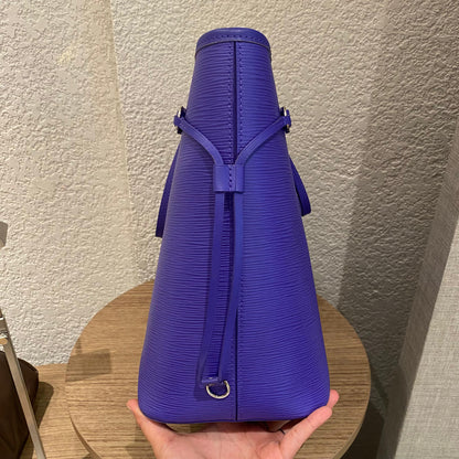 Louis Vuitton Neverfull MM Epi Leather Purple 2013 Size 32x16x30
