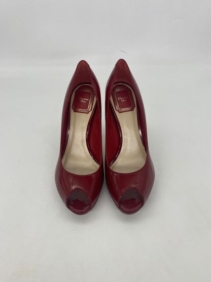 Dior Heels Patent Maroon Size 36,5/23