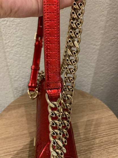 Dior Diorama Medium Metallic Red 2018 Size 25x10x16