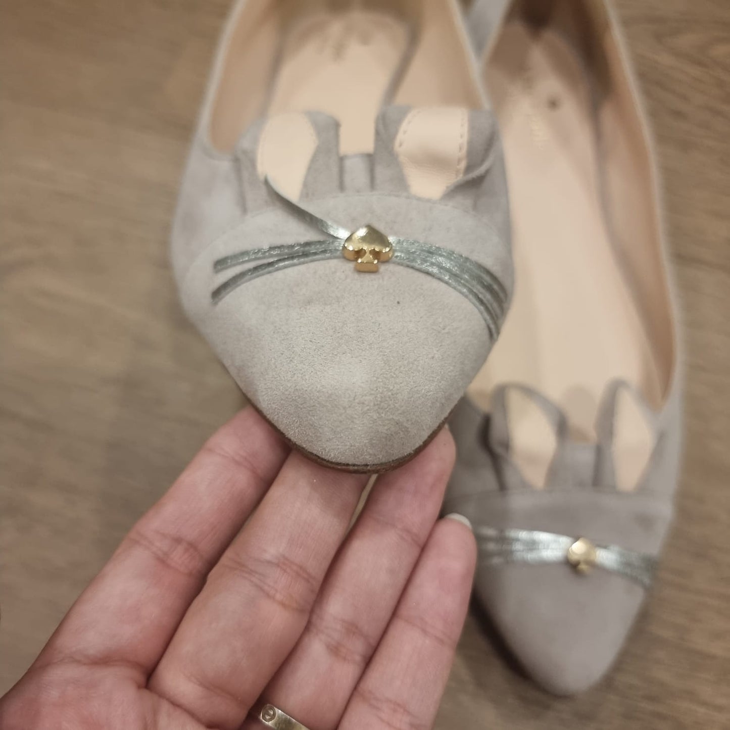 Kate Spade Edina Bunny Flats Size 9M insole 27