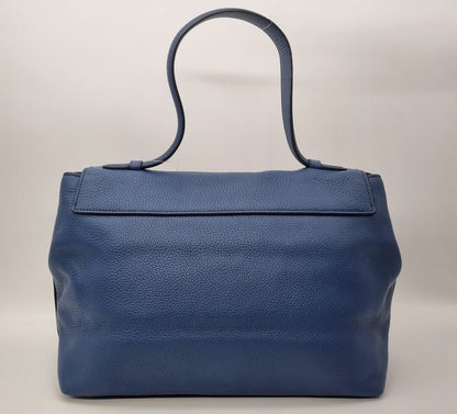 Miu Miu Push Lock Top Handle Blue Graniet Size 31x13x25