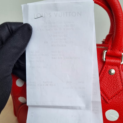 Louis Vuitton x Yayoi Kusama Speedy 20 Red CHIP 2023 Size 20x11x16
