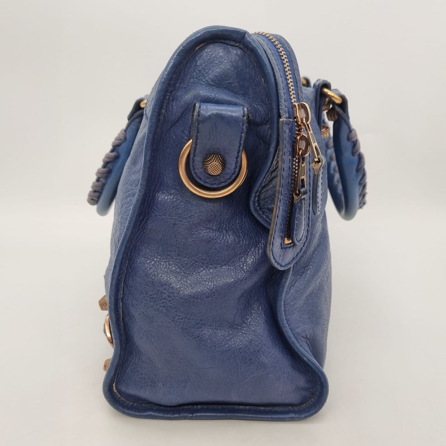 Balenciaga Classic Reguler City Blue GHW #K 2012 Size 38x10x27