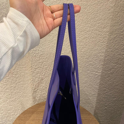Louis Vuitton Neverfull MM Epi Leather Purple 2013 Size 32x16x30