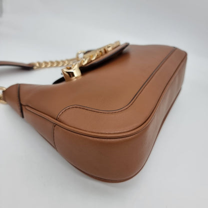 Michael Kors Hally Shoulder Bag Tan Size 29x6x20