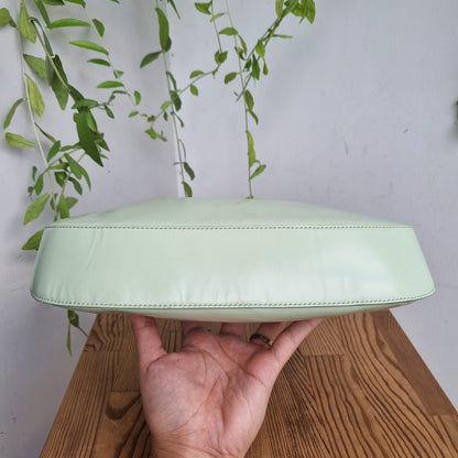 Prada Cleo Spazzolato Aqua Green 2021 Size 25x6x16