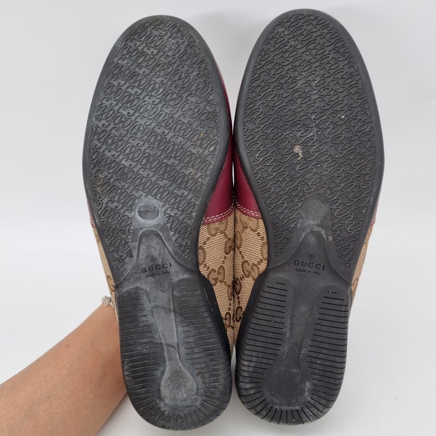 Gucci Sneakers GG Burgundy Size 35/24
