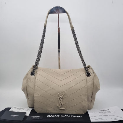 Yves Saint Laurent Nolita Medium Ivory 2020 Size 30x14x23