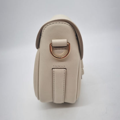 Marc Jacob The J Marc Small Saddle Bag Ivory Size 18x8x16