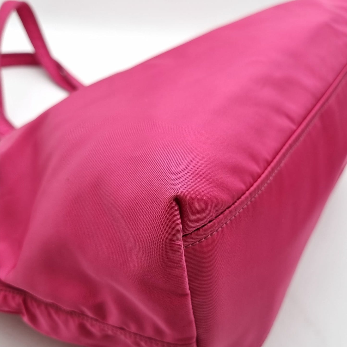 Prada Tote Bag Nylon Fuschia Size 34x14x28