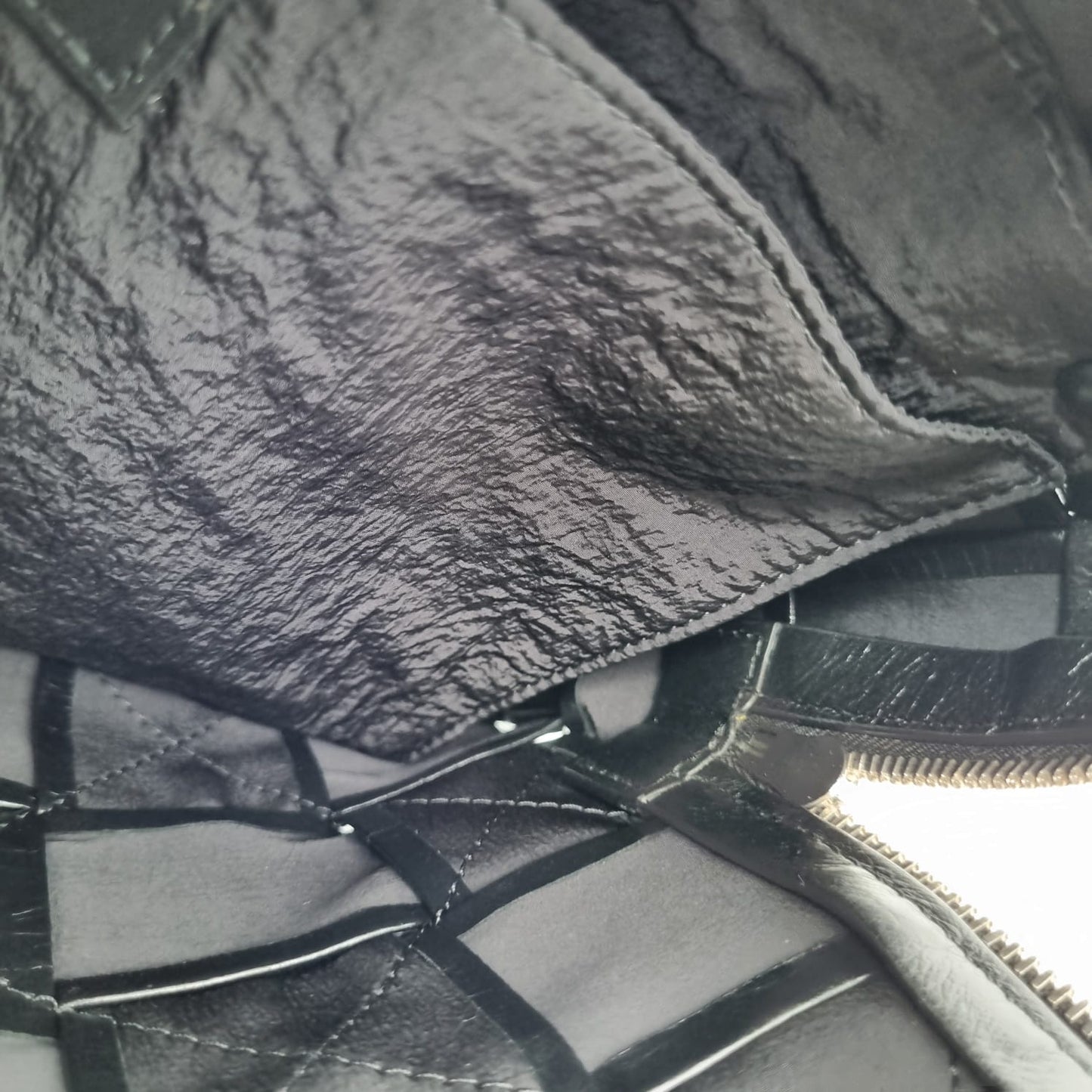 Bottega Veneta Intrecciato Travel Organizer Clutch Black Size 27x18